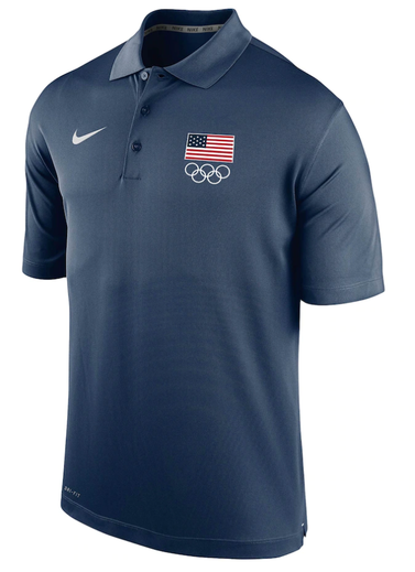 Men's Nike USWNT Varsity White Polo
